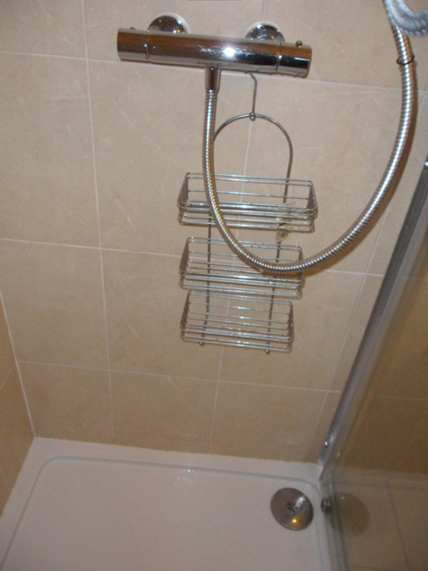 Environmentally friendly steam cleaning, a spotlessly clean shower cleaned by Purton Cleaning Services in Wiltshire